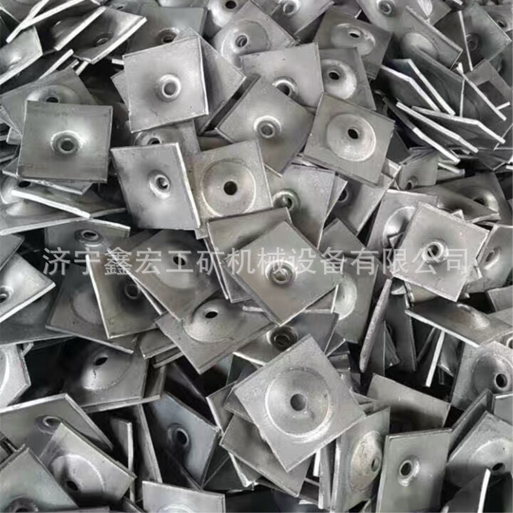 左旋螺纹钢锚杆垫片 济宁鑫宏右旋螺纹钢锚杆垫片