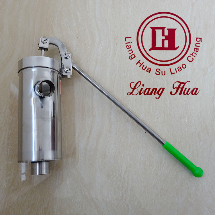 不锈钢手摇泵直泵 摇井压水泵手动摇水泵 圆脚无盖直筒摇井泵批发