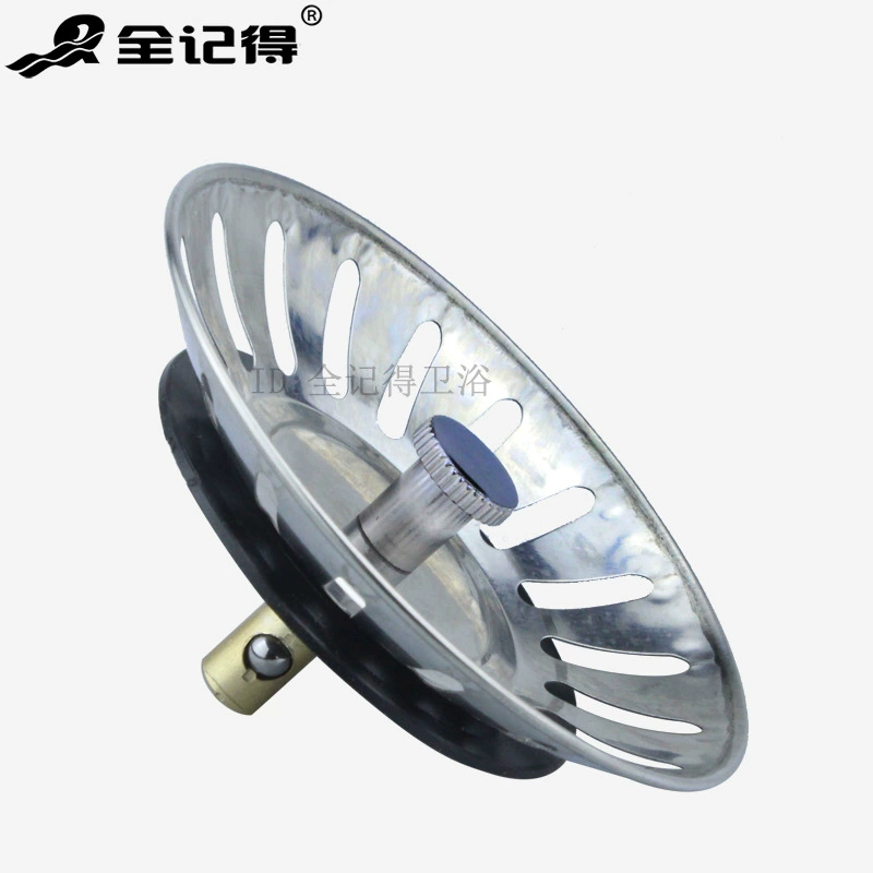 Заглушка для слива из нержавеющей стали, крышка для кухонной раковины, резиновая пробка, сливная заглушка