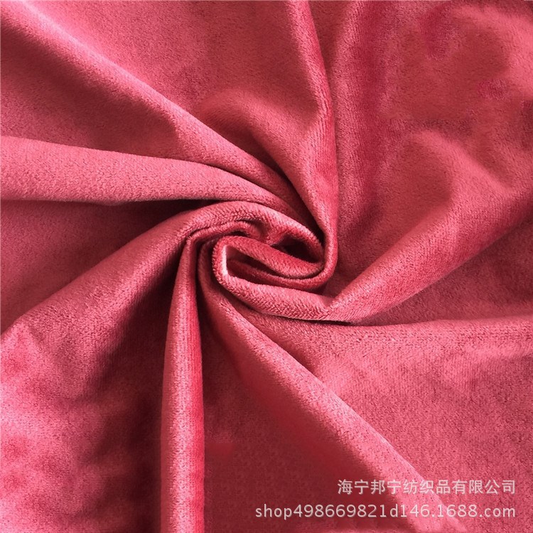 经编超柔短毛绒 玩具毛绒布 水晶超柔绒 热转移印花面料现货批发