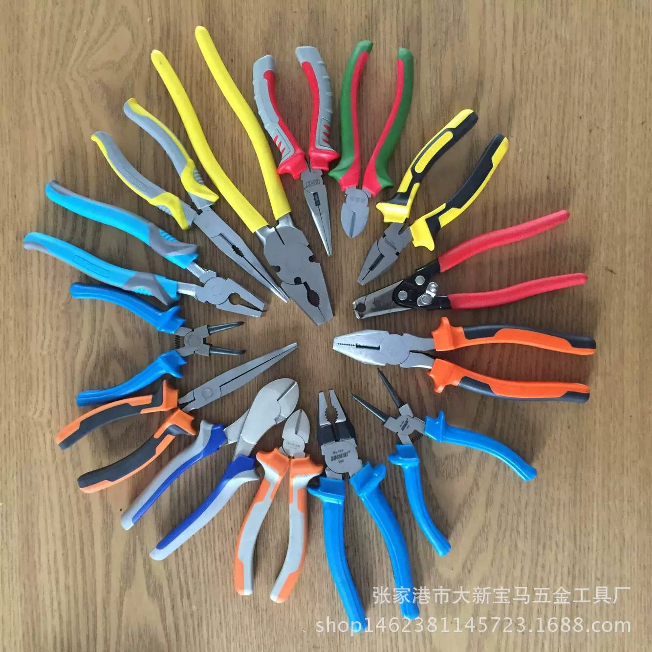 各类老虎钳工业级钢丝钳斜口钳尖嘴钳挡圈钳玻璃钳扁嘴钳铜合金