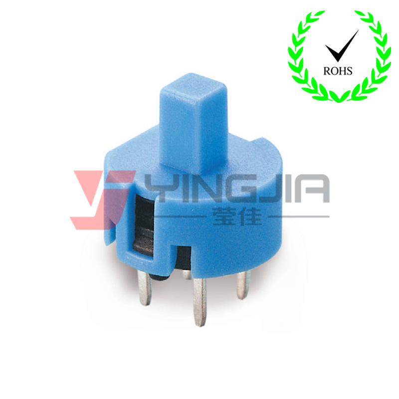 圆形带灯轻触开关插件LED带灯开关12mm*11.4mm*11.3mm带灯开关