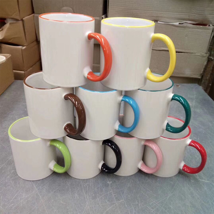 11oz Ceramic Cup Customized Logo Mug Gift Cup Colorfulful Coffee Cup Printed Promotional Advertising Water Cup