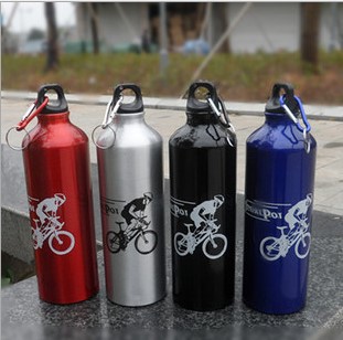 Deportes de aluminio hervidor de agua al aire libre montañismo taza portátil de alta apariencia olla de aluminio bicicleta equitación hervidor taza de aluminio