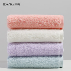 Sanli Towels Pure Cotton Towels 50 Count Long Staple Cotton Untwisted Towels Couple Face Washing Towel Gift
