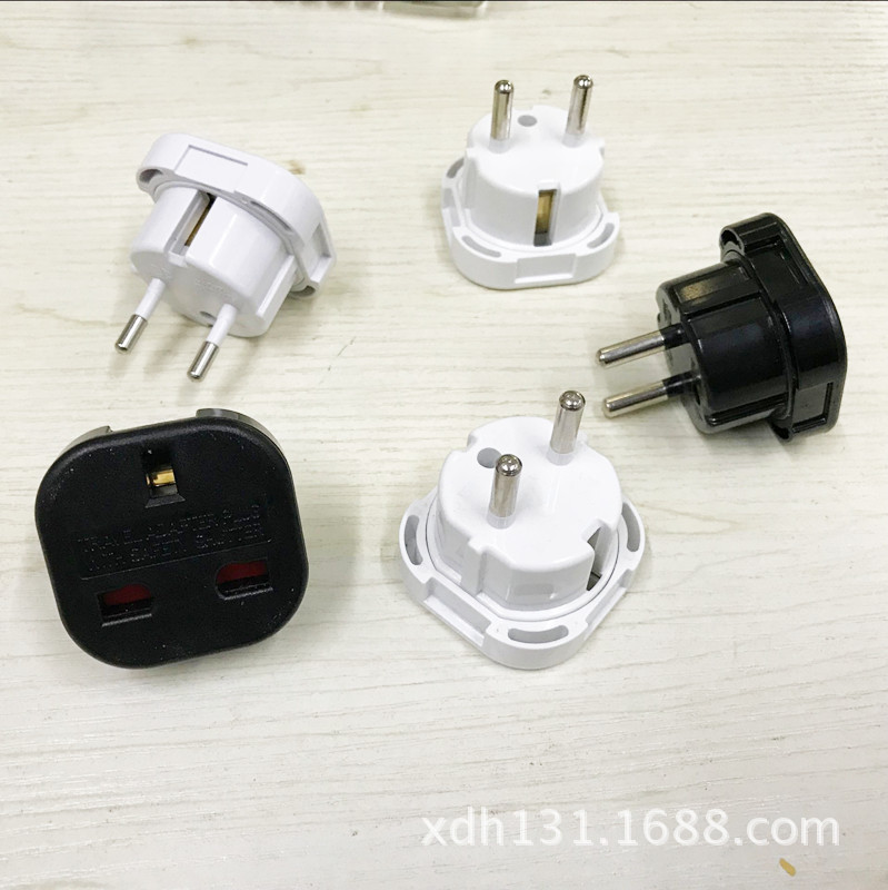 纯铜英标欧标转换插头 旅行三孔9625插头 美规英规澳规欧规转插头