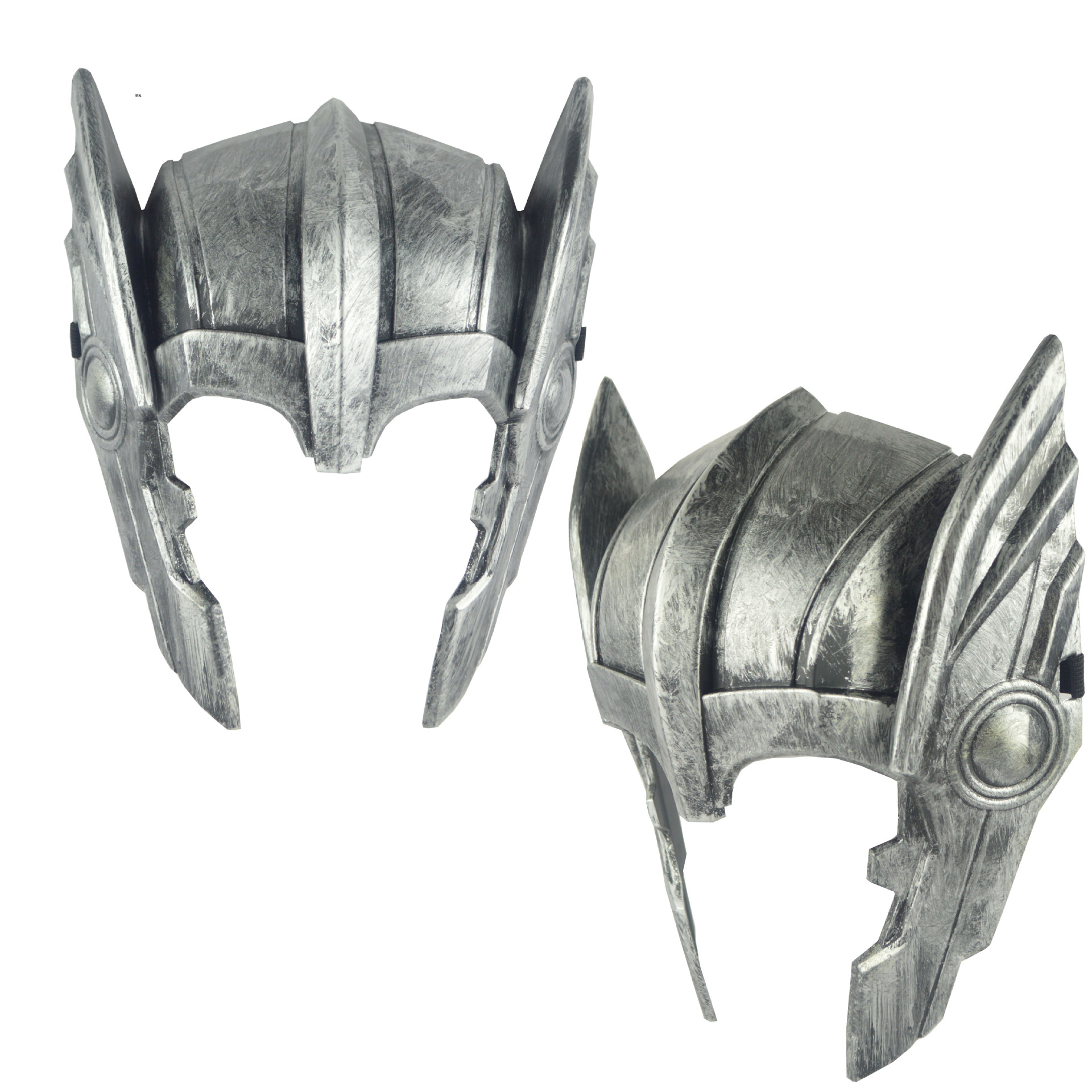 Rendimiento de danza vestir accesorios de plástico Thor máscara casco Thor headwear máscara de plástico Thor martillo Carretera