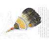 Scenic area craft fan goose fan belt blessing hole Ming fan large Zhuge Liang fan floor stalls factories wholesale feathers fan