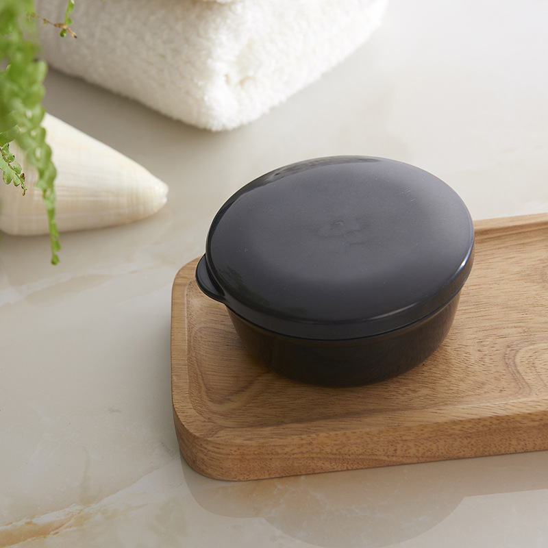 Likelai caja de jabón creativo portátil de viaje caja de jabón baño drenaje jabón estante con tapa logotipo imprimible