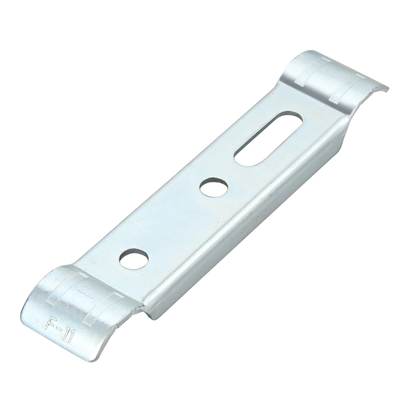 精益管大号脚轮夹板 三孔金属线棒推车周转 加长脚轮配件  F-11WZ