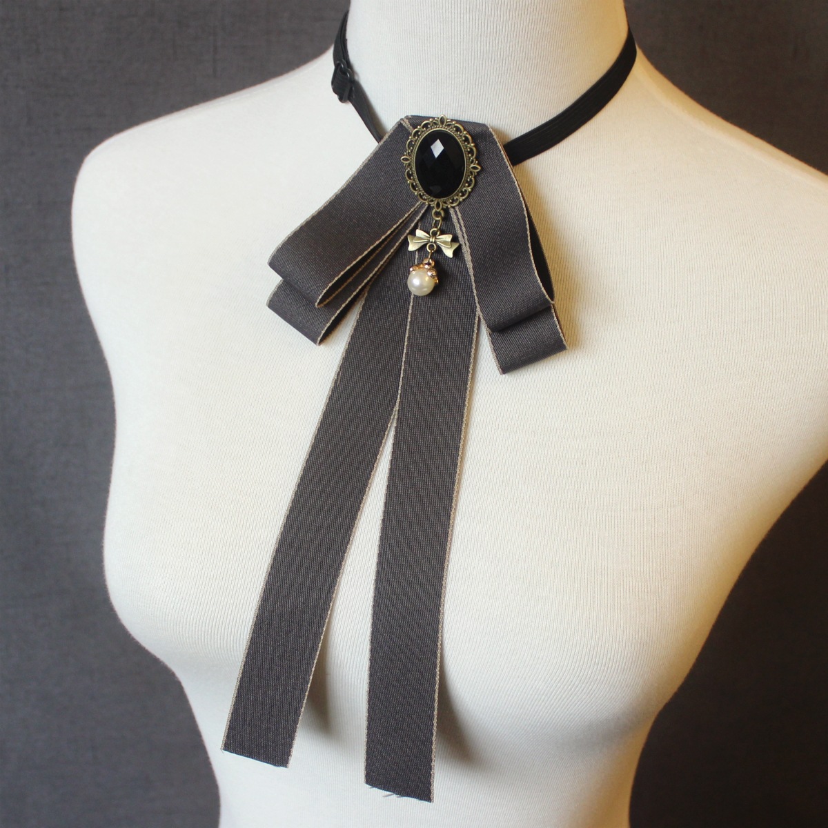 Color sólido casual cinta pajarita collar flor hombres y mujeres camisa arco Ropa Accesorios fábrica al por mayor en stock tie