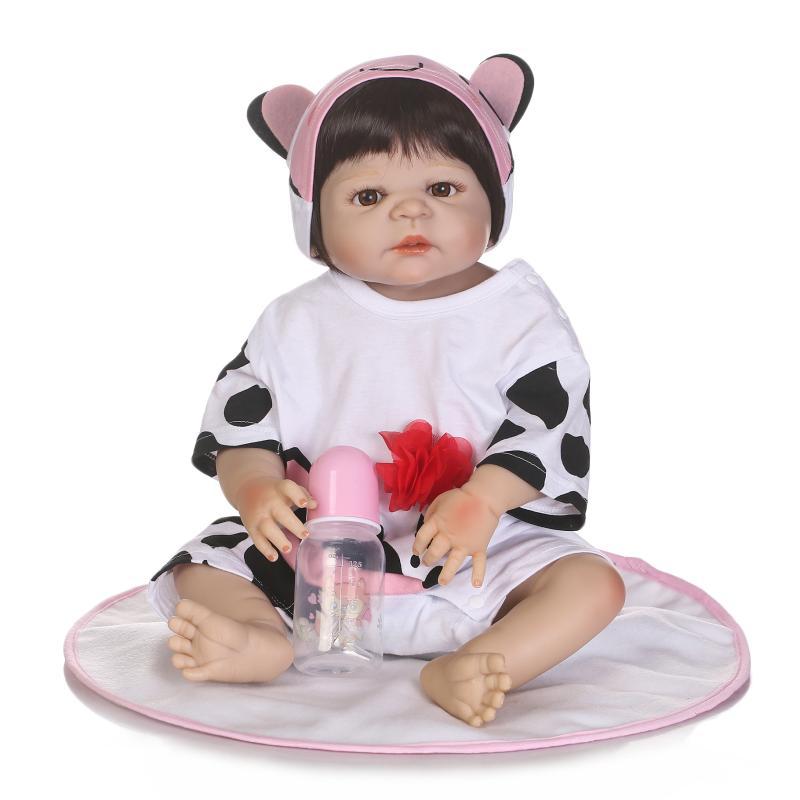 NPK pegamento completo simulación bebé muñeca lindo bebé jugar Casa de juguete regalo