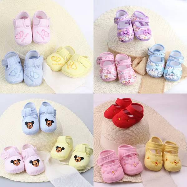 Source Factory Spring and Autumn Non-Slip Baby Walking Shoes with Bow Square Toe Shoes Infant Shoes Wholesale