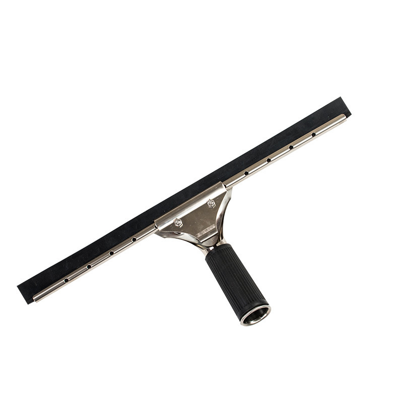 Stainless Steel Glass Scraper Water Applicator with Telescopic Rod for Bathroom and Car Window Cleaning