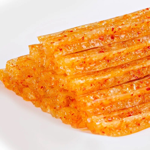 Wèilóng Hot Dry Strips 65g*10 Bags, Qīnzuǐshāo Internet Snack, Childhood Leisure Snack Gift
