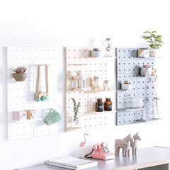 2208 plastic hole board storage living room kitchen bedroom partition wall wall hanging wall shelf