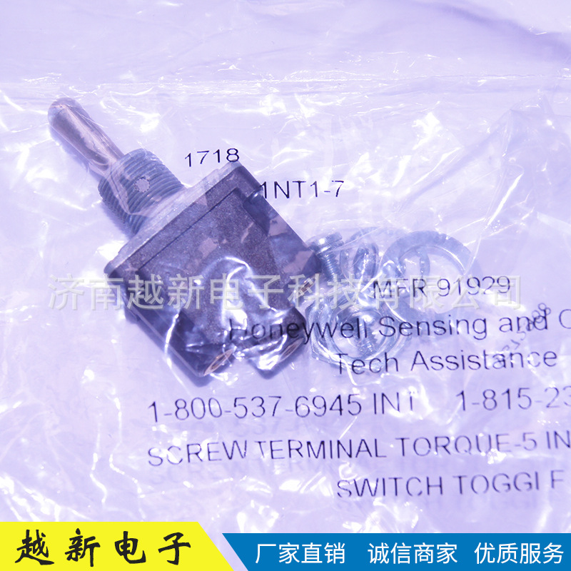 on-off-on钮子开关1NT1-7摇头开关honeywell 拨动原装进口 美国