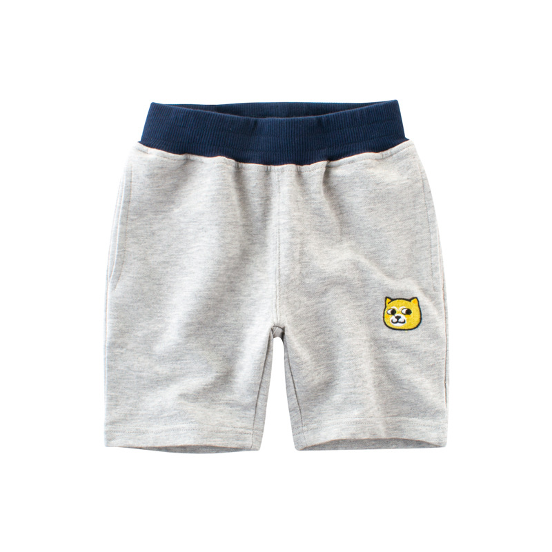 2023 ropa para niños pantalones de verano de moda de dibujos animados lindos para niños al por mayor pantalones intermedios para niños pantalones de bebé quinto entrega de una pieza