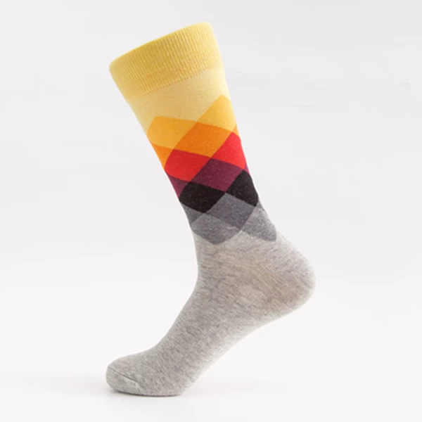 Handmade sewing head Luokou bright yellow lower body gray