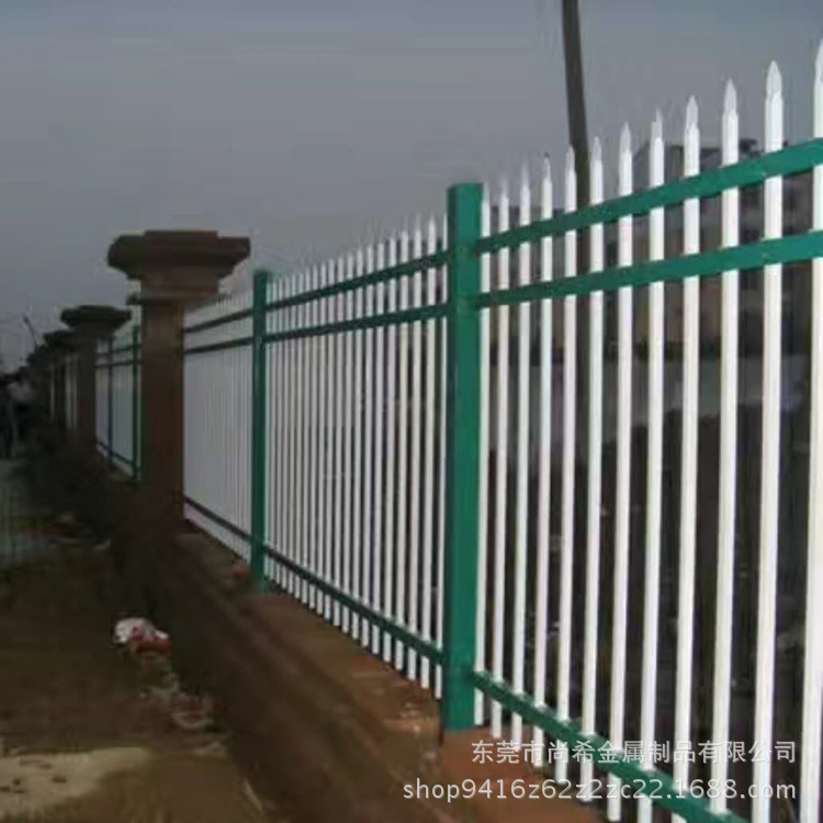 厂家直销锌钢围栏网 新式铁栅栏 铁艺栏杆阳台护栏 别墅围墙护栏