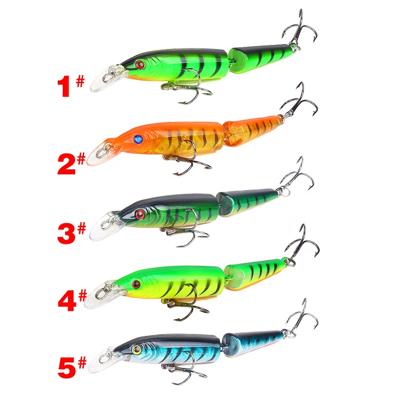 [AliExpress popular lure soft bait two-section hard bait 9g/10.5cm swaying realistic minnow imitation bait hard bait fake bait]