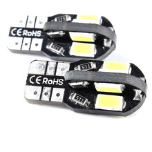 汽车LED T10 5630 8SMD 解码 示宽灯 牌照灯 阅读灯 牌照灯W5W