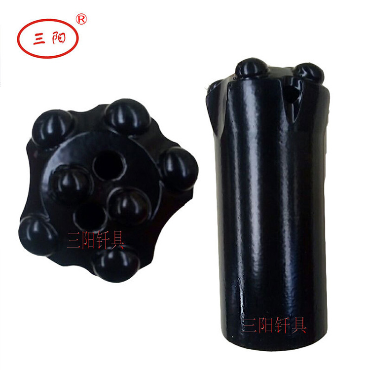 矿山隧道施工用球齿钎头 大合金柱齿钎头 梅花钻头耐磨型