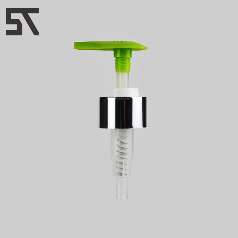 厂家供应24/410乳液泵 氧化铝大圈化妆品包装电化铝洗发水泵