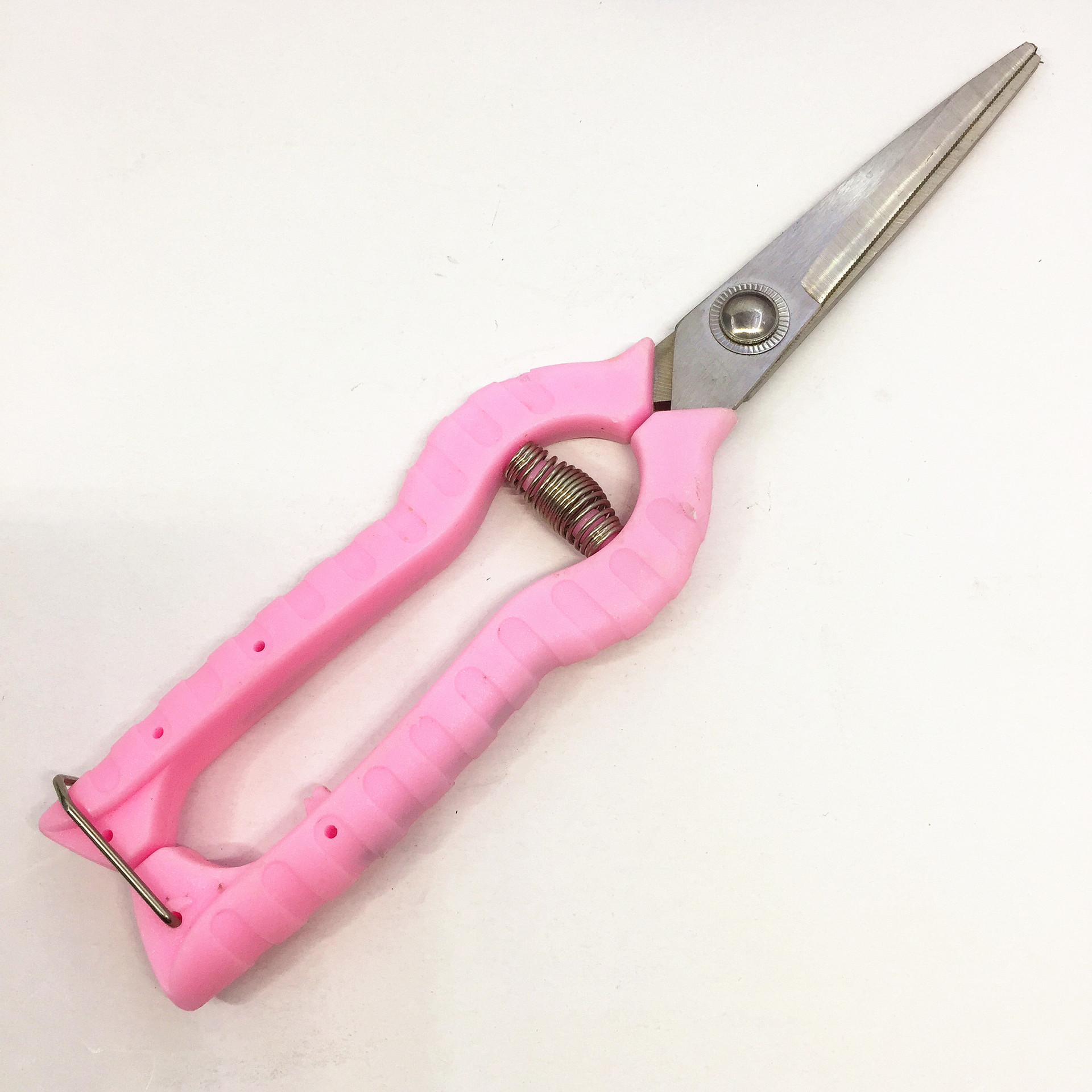 农用采果不锈钢省力剪刀砂糖橘果树采摘平翘头型老式弹簧省力剪子