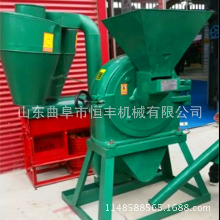 小型玉米磨粉机 五谷杂粮齿盘式粉碎机 中草药齿盘粉碎机