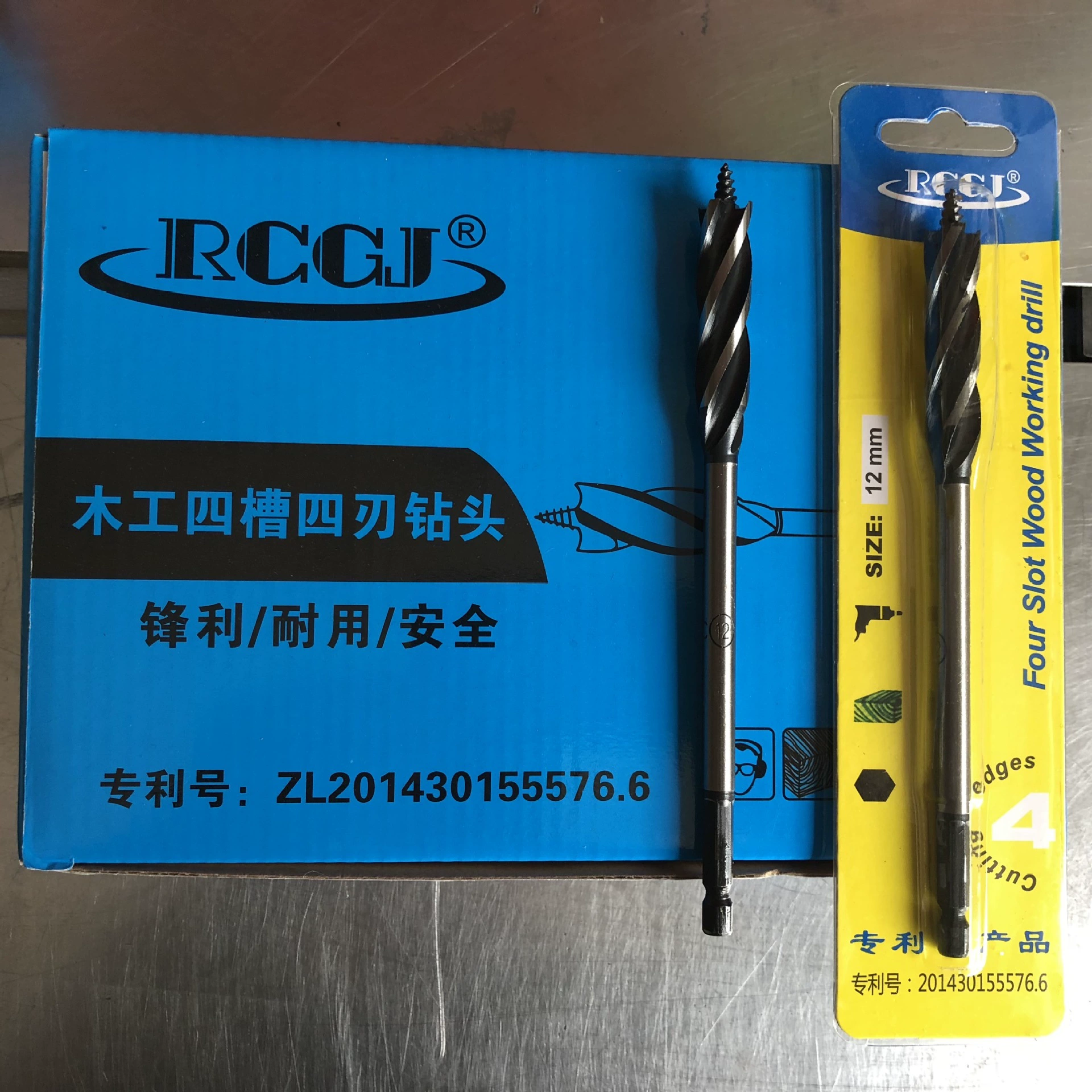 Плотницкое сверло Деревообрабатывающая развертка Деревообработка Удлинительное сверло Четыре канавки Сверло ступенчатое сверло