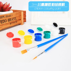 6-color children's painting resin acrylic paint set 3ml resin paint DIY plaster doll painting paint