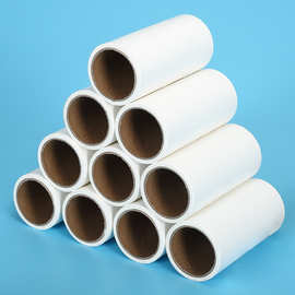 粘毛器可撕式粘尘纸清洁纸替换纸芯粘毛纸斜撕可订粘毛神器滚筒纸