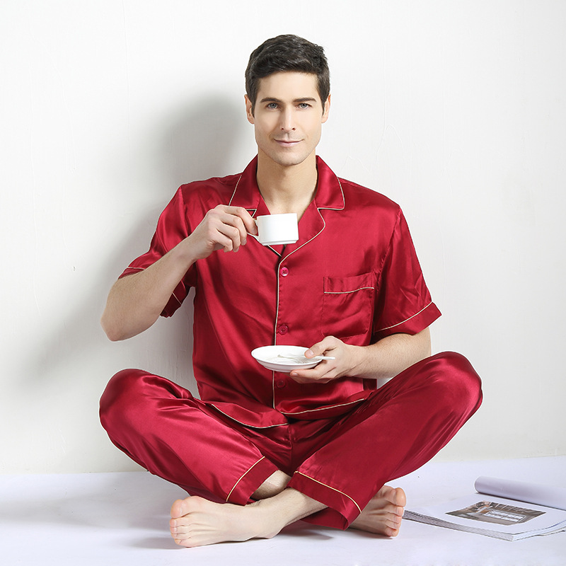 Men's silk pijama