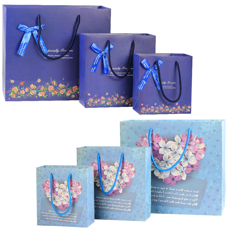 Creative Souvenir Gift Bag Hand-Held Packaging Bag Clothing Store Handbag Gift Bag Bag Small Paper Bag