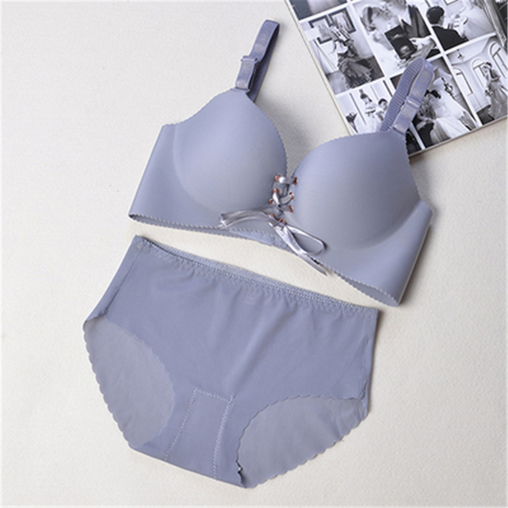 Copa panal sujetador transpirable brillante Correa pull B push up ajustable inalámbrico ropa interior de las mujeres sujetador traje