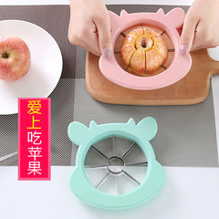 Apple cutting fruit knife, apple peeler, stainless steel fruit slicer, pith remover, multi-opening apple slicer