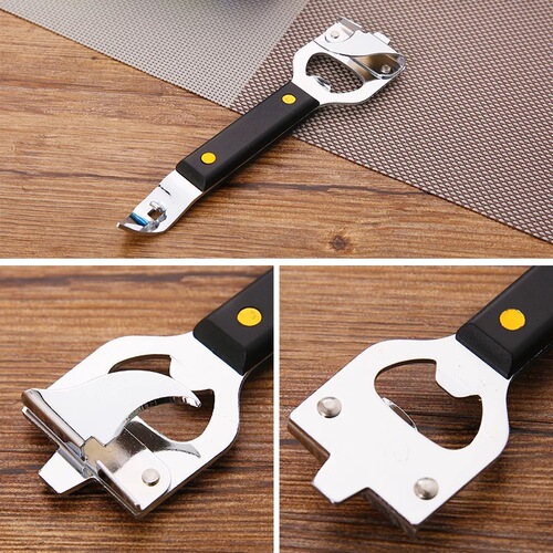 Household beer bottle opener bottle opener multi-functional creative stainless steel can drink bottle opener wine opener