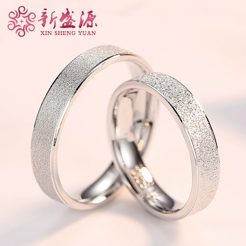 925 стерлингового серебра Внутренняя Дуга ремесло пара кольцо матовое мужчин и женщин корейский кольцо ювелирные изделия производители оптом