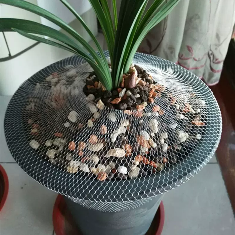 现货直发绿植打包网PE植物网套兰花盆包装花卉塑料保护网