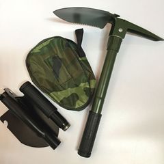 Direct selling outdoor supplies shovel camping shovel four-in-one shovel multifunctional engineer shovel fishing folding shovel