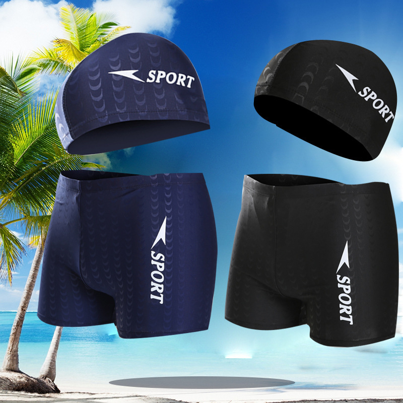 Men's Hot Spring Swimming Trunks, Anti-Embarrassment, Quick-Drying Beach Pants, Cross-Border Hot Spring Swimming Suit