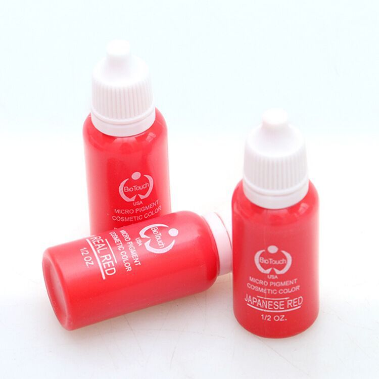 Biotouch Baode cuerpo tatuaje ceja pigmento tatuaje bordado ceja tatuaje labio Eyeliner pigmento 15ml sola botella belleza maquillaje