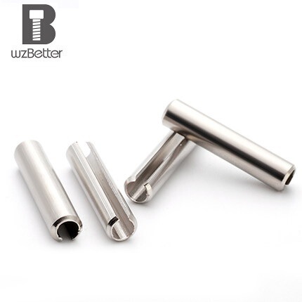 304 stainless steel cylindrical elastic pin positioning pin open hollow pin spring pin spring pin GB879 M3-M10