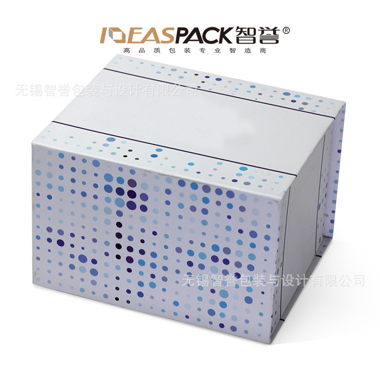厂家制作加印logo白色可折叠医疗器械包装盒生物试剂管检测包装盒