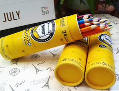 True Color Kuya 24 Color Tube Color Pencils CK-036-24 Hexagonal Color Pencils