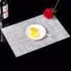 Japanese non-slip waterproof black table mat PVC