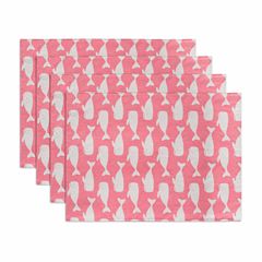 Imaniyun Casual Table Mat Bohemian Print Double Layer Factory Direct Supply