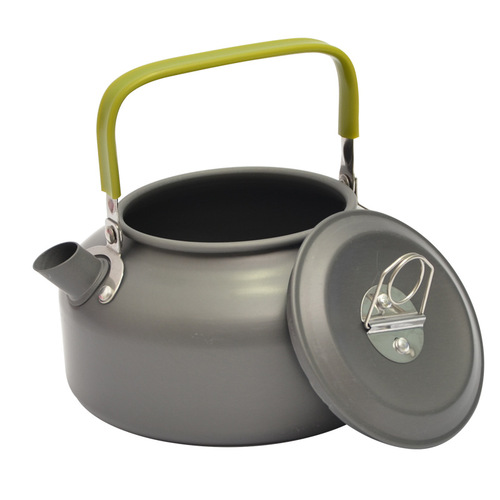 Outdoor portable aluminum alloy coffee pot teapot kettle camping picnic fishing kettle 0.8L