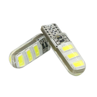 Ширина светодиодного света автомобиля T10 5630 6SMD Силиконовый W5W капли капают дисплей Light High Blim 12V